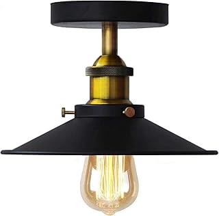 Vintage Retro Regenschirm Deckenleuchte Retro Industrielle Metal Copperhead Deckenlampe E27 Küch…
