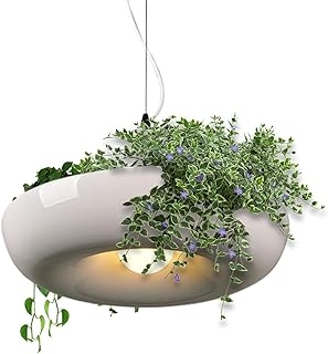 Garten Hängelampe – Moderne Deckenleuchte Weißer Kronleuchter – Dekorative Beleuchtung Für Zuh…