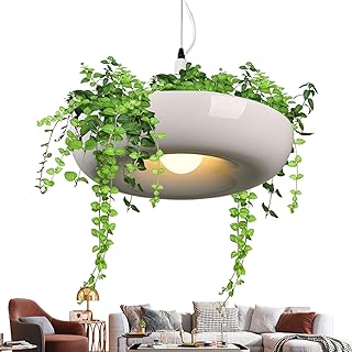 Generisch Garten Hängelampe – Moderne Deckenleuchte Weißer Kronleuchter – Dekorative Beleuchtun…