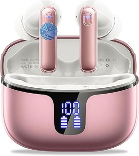 Bluetooth Kopfhörer, Kopfhörer Kabellos Bluetooth 5.3 mit HD Mic Stereo HiFi, 2025 In Ear Kopfh…