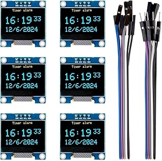 ELEGOO 0,96 Zoll OLED Display Modul Kompakte Selbstleuchtende Mini Bildschirme für Arduino Proje…
