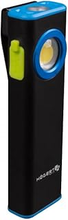 Högert Technik Mini-Taschenlampe 800 lm, 5 Lichtmodi, COB-LED, Magnet- und Clipbefestigung, IP54…