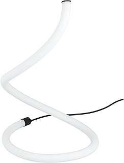 EGLO LED Tischlampe Banderillas, Nachttischlampe minimalistisch, Deko Tischleuchte aus Kunststoff…