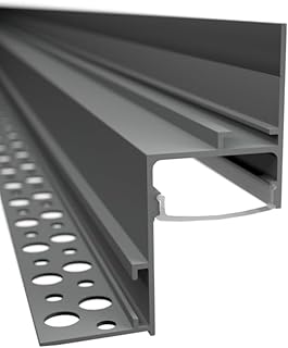 LED Trockenbau Profil SCHATTENFUGE EINPUTZ, Indirekte Beleuchtung für Innenräume, 22mm Breite, …