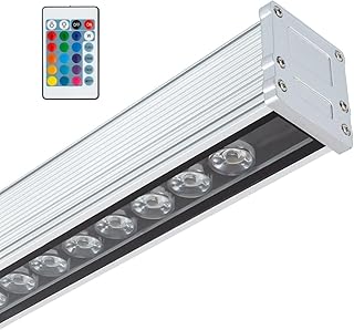 LEDKIA LIGHTING – LED-Wandfluter 36W | IP65 | RGB Beleuchtung | Aluminiumgehäuse | Verstellbare …
