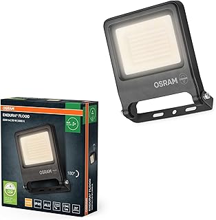 Osram ENDURA FLOOD PC 50W LED-Fluter, 3000K warmweiß, 5000 Lumen, IP65 Flutlicht, nachhaltiges A…