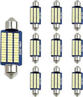 10 Stück Auto LED Innenbeleuchtung, Plug-and-Play 41MM Kaltweiss 12V Innenraumbeleuchtung Auto, …