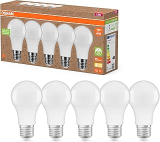 OSRAM NATURE LOOP – besonders nachhaltige LED Lampen aus recyceltem Plastik, Vorteilspack mit 5 L…