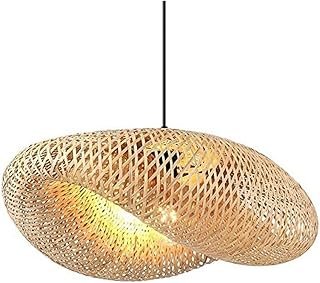 B·LED BARCELONA LED BarcelonaLED Rattan-Lampe, Hängeleuchte, handgefertigt mit Bambus-Rattan, N…