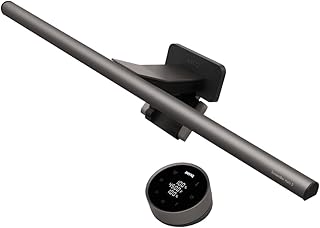 BenQ ScreenBar Halo 2 – LED Monitorlampe mit kabellosem Controller, blendfreiem Licht, einstell…