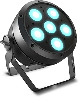 Cameo ROOT PAR 6-6 x 12 W RGBAW + UV PAR Scheinwerfer, OLED Display, schwarz