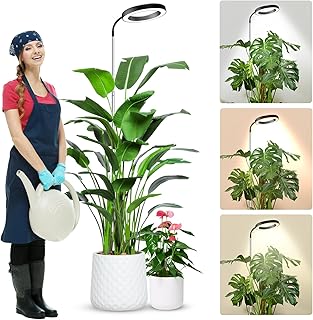 wolezek Pflanzenlampe LED Vollspektrum, 80 LEDs 6500K Grow Light, 160cm Großes Grow Lampe, 3 Far…