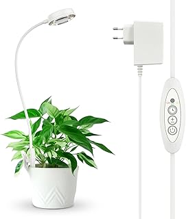 SANSI Pflanzenlampe LED Vollspektrum Pot-Clip Pflanzenlicht für Zimmerpflanzen, Pflanzenwachstum…