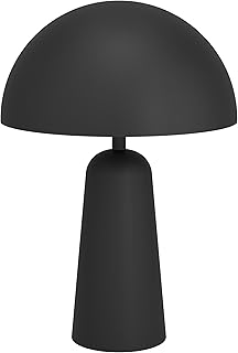 EGLO Tischlampe Aranzola, Nachttischlampe in Pilzform, Deko Tischleuchte minimalistisch, Pilz Lam…