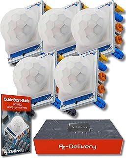 AZDelivery 3 x HC-SR501 PIR Bewegungssensor Bewegungsmelde Modul kompatibel mit Arduino und Raspb…
