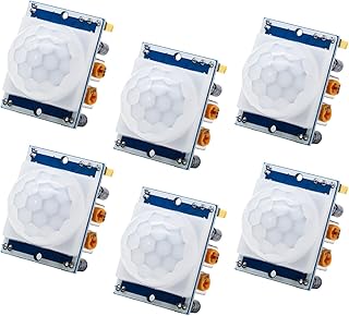 PIR Bewegungssensor Bewegungsmelde Modul, APKLVSR 6 Stück Infrarot PIR Sensor Module kompatibel …