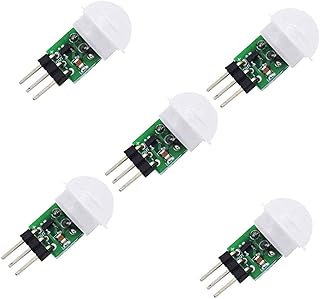ARCELI 5PCS IR Pyroelektrische Infrarot-PIR-Bewegungsmelder-Detektormodule