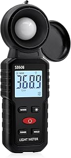 Mcbazel Digital Luxmeter Photometer Belichtungsmesser Beleuchtungsstärke Lichtmesser mit LCD Dis…