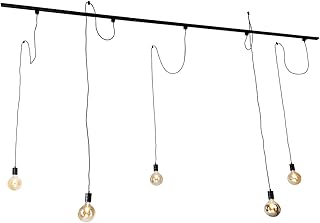 QAZQA – Modern Modernes 1-Phasen-Schienensystem Komplettset I Spotlight I Deckenspot I Deckenstra…