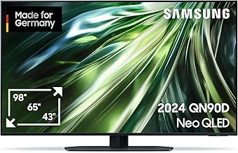 Samsung Neo QLED 4K QN90D Fernseher 50 Zoll, Neural Quantum 4K AI Gen2 Prozessor, Mini LED TV, AI…