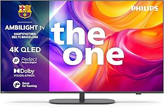 Philips Ambilight ‚The One‘ 55PUS9000 4K QLED Smart TV – 55 Zoll Display mit P5 Perfect Picture E…