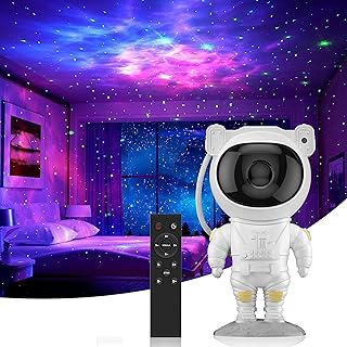 LED-Sternenhimmel Projektor Astronaut, Galaxy Light mit Fernbedienung und Timer, Sternenprojektor…