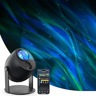 Govee LED Sternenhimmel Projektor, RGBW Aurora Lampe mit 52 Szenen, Timer, 18 White Noise, Alexa …