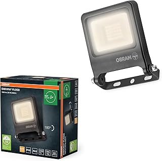 Osram ENDURA FLOOD PC 20W LED-Fluter, 3000K warmweiß, 1800 Lumen, IP65 Flutlicht mit Recycling-A…