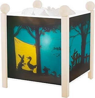 Trousselier – Schattenspiel – Nachtlicht – Magische Laterne – Ideales Geburtsgeschenk – Farbe Hol…