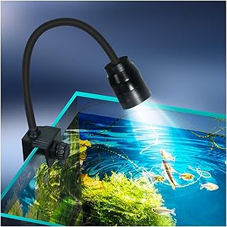 boxtech Aquarium Beleuchtung, Aquarium LED Zoom Lichter Hohe,3 Farben Einstellbare Brennweite,Tem…
