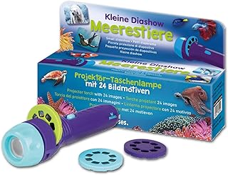 moses. Kleine Diashow Meerestiere, Projektor-Taschenlampe für Kinder, 24 Bildmotive aus der span…