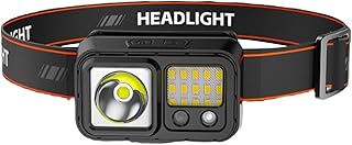Schichtlichter für Stirn, LED -Scheinwerfer für Kopf | Wiederaufladbare helle LED -Scheinwerfer…