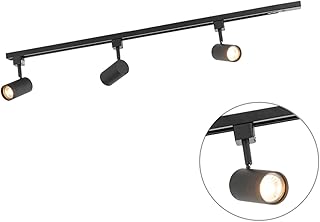 QAZQA – Modern 1-Phasen-Schienensystem Komplettset I Spotlight I Deckenspot I Deckenstrahler I St…