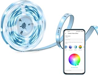 Tapo TP-Link LED Strip 5M, Wifi LED Streifen, 16 Mio. Farben, dimmbar, APP Steuerung, schneidbar,…