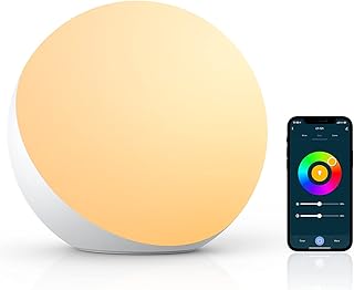Hifree Smart LED Tischlampe, Nachttischlampe Touch Dimmbar funktioniert mit Alexa und Google Assi…