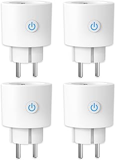 ANTELA WLAN Smart Steckdose mit Strommessung 16A, Smart Home Steckdose kompatibel mit Alexa/Googl…
