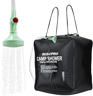 Solar-Duschtasche, 40L, solarbetrieben, Campingdusche, mit Temperatur, Heißwasser, 45 °C, Wande…