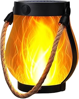 Ailan Hängendes Solarlicht, wetterbeständig, wasserdicht, Flammenlicht, Hanf Campinglicht, Dopp…