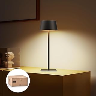 Philips Solar Tischlampe Kabellose 1 Stück, Portable LED Akku Tischleuchte mit 2 stufig höhenve…