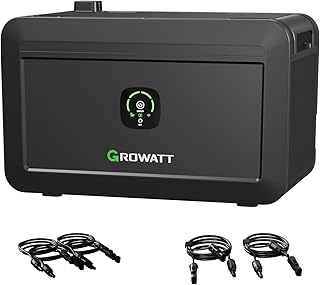Balkonkraftwerk Speicher Growatt NOAH 2000 Speicher 2048Wh mit 1800W PV-Eingangsleistung IP66 fü…