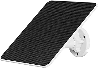 NIVIAN Solarpanel 6 W für IP-Sicherheitskameras, USB-Typ-C-Anschluss und Micro-USB-Adapter, einf…