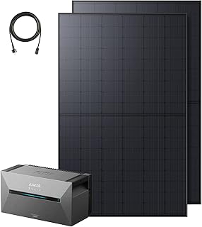 Anker SOLIX Balkonkraftwerk mit Speicher (890W | 1600Wh), Solarbank 2 Plus 2 MPPT für bis zu 2 S…