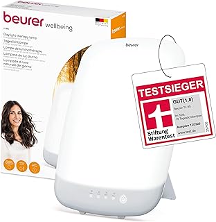 Beurer TL 85 Tageslichtlampe, TESTSIEGER Stiftung Warentest, Simulation von Tageslicht, 14.000 Lu…