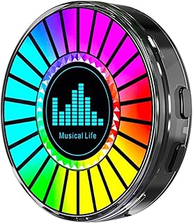RGB Sound Indikator, Sound Reactive LED Ambient Lights, Auto Musik Rhythmus Lichter, Synchronisie…