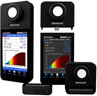 Professionelles Handspektrometer für Lichtmessung, kabelloses Bluetooth-Spektralanalyse-Kit mit …