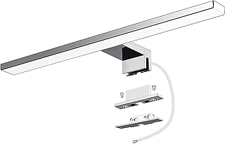 Azhien LED Spiegelleuchte Badezimmer 10W 820LM 40cm Neutralweiß 4000K,3in1 Montage 230V Wandleuc…