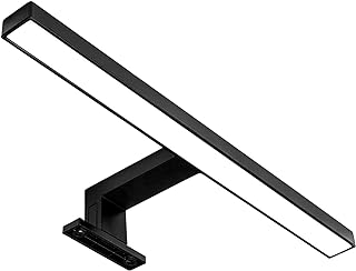 Schwarze LED Spiegelleuchte I Badleuchte I Schminklicht I Badezimmer I Aufbauleuchte I Schrank-Be…