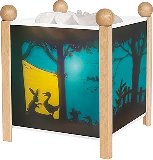 Trousselier – Schattenspiel – Nachtlicht – Magische Laterne – Ideales Geburtsgeschenk – Farbe Hol…