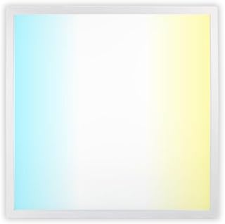 LUXULA LED Panel 62x62cm, 3000K, 4000K, 6000K CCT einstellbar, 36W, 3600lm, Deckenlampe mit 230V …