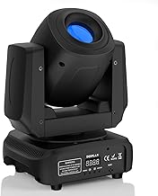 100W Moving Head LED DMX DJ Strahler Partylicht RGBW 3Prisma Lichteffekt 8 Farben 8 Gobos Bühnen…
